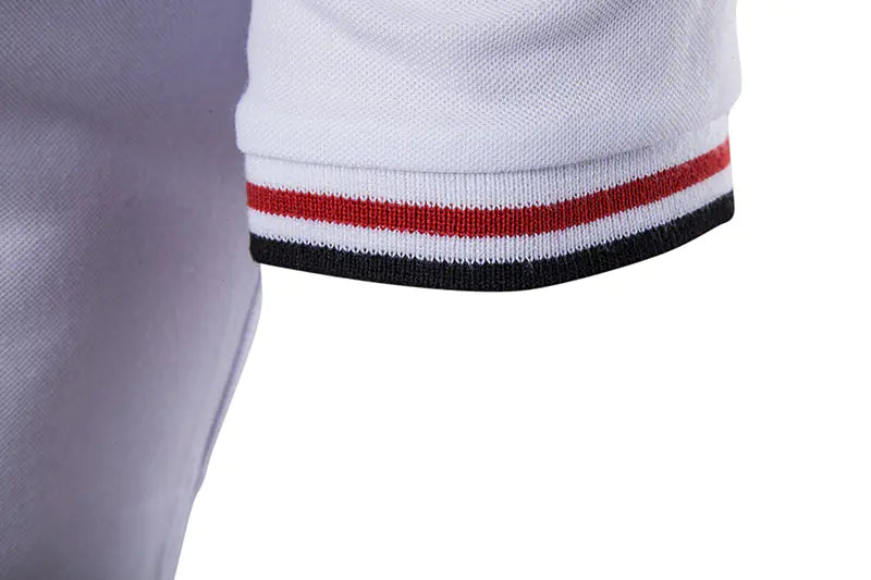 Camiseta Polo para Hombre con Cuello, Manga Corta