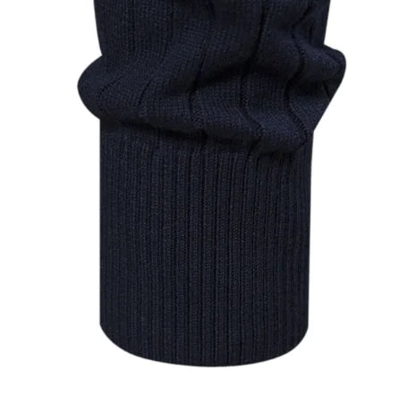 Men's Solid Color Half Zip Turtleneck Sweater