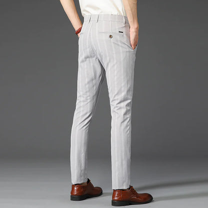 Pantalones con Rayas Verticales