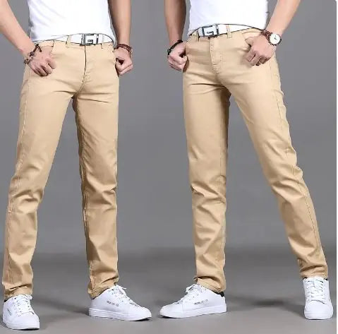 Pantalones Casuales de Algodón para Hombre