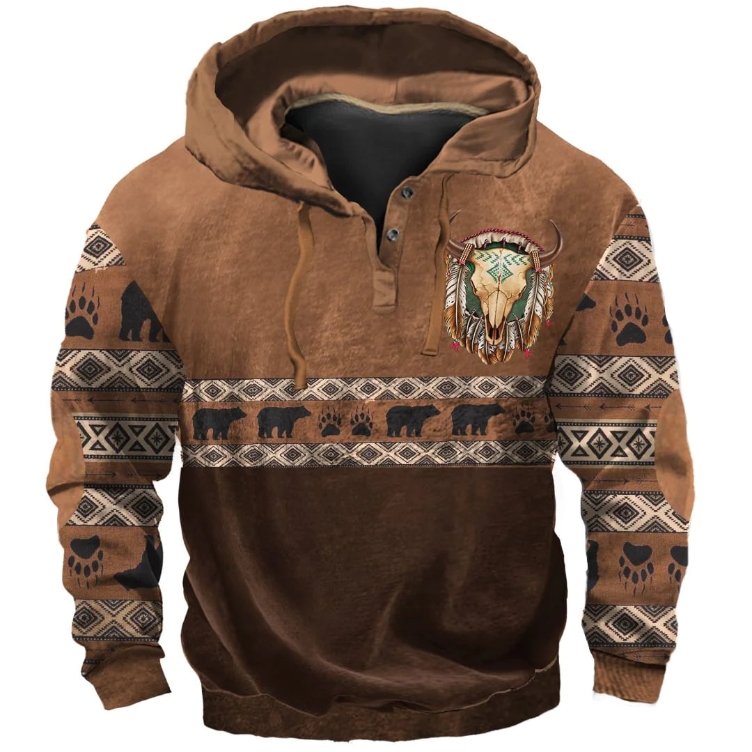 Suéter con Cuello Alto y Cremallera para Hombre