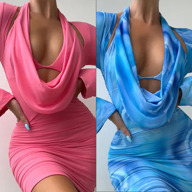 Solid Color Women's Fashion Dress