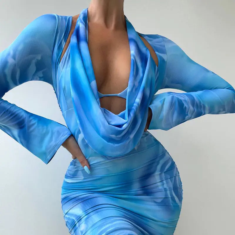 Solid Color Women's Fashion Dress