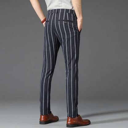 Pantalones con Rayas Verticales