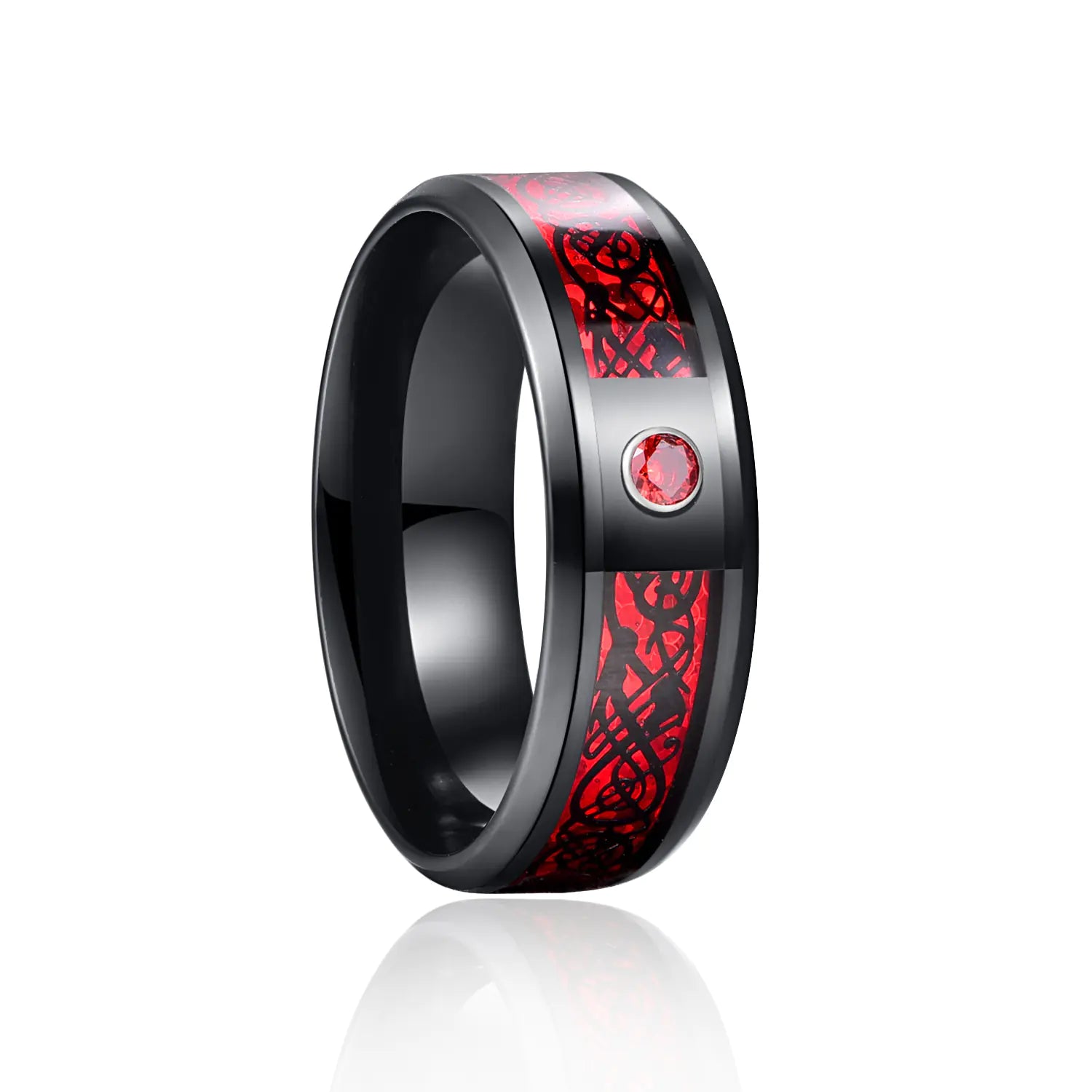 Anillo de Acero Inoxidable de Moda para Mujer