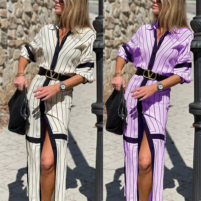 Dignified Women's Fashion Printed Dress
