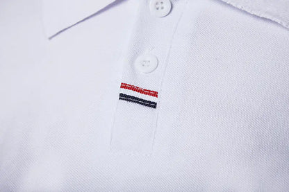 Camiseta Polo para Hombre con Cuello, Manga Corta