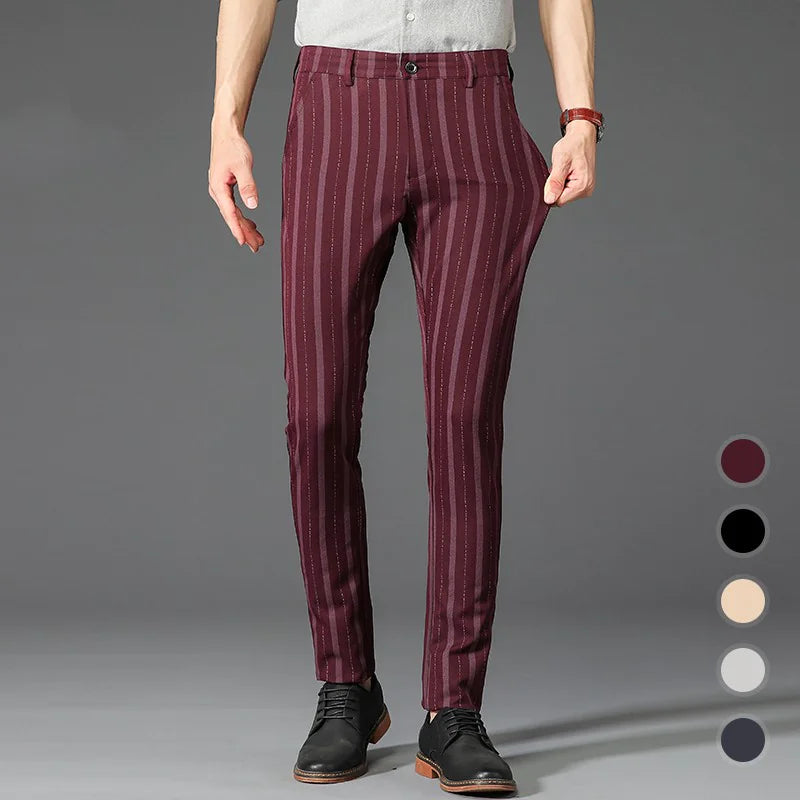 Pantalones con Rayas Verticales