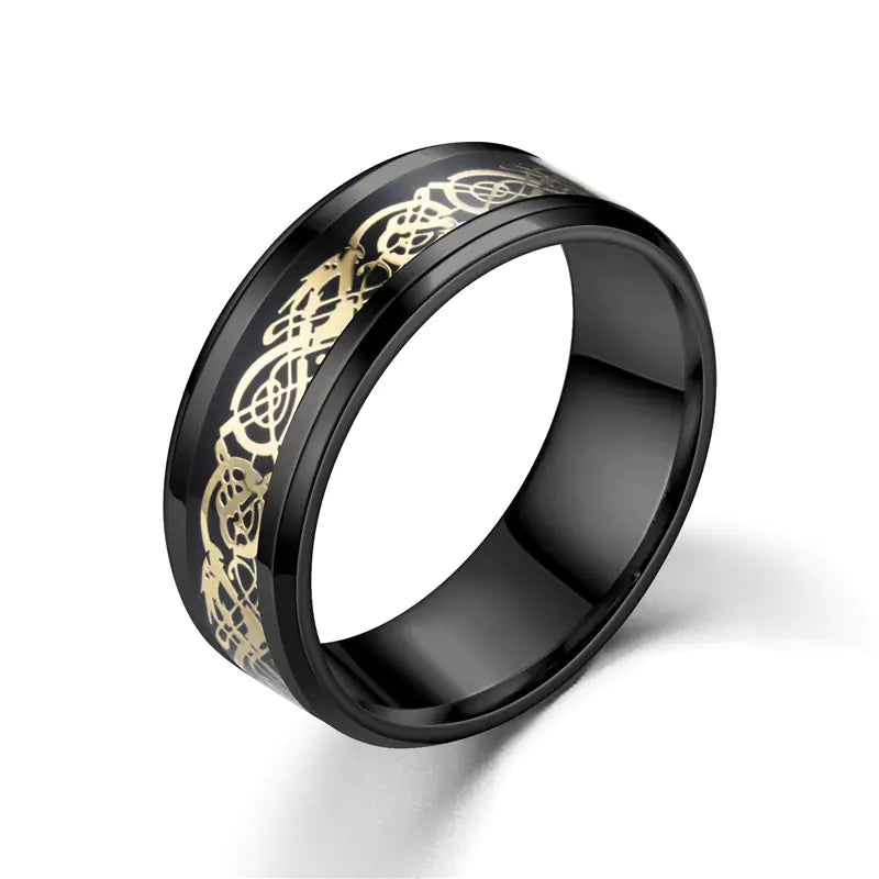 Anillo de Acero Inoxidable de Moda para Mujer