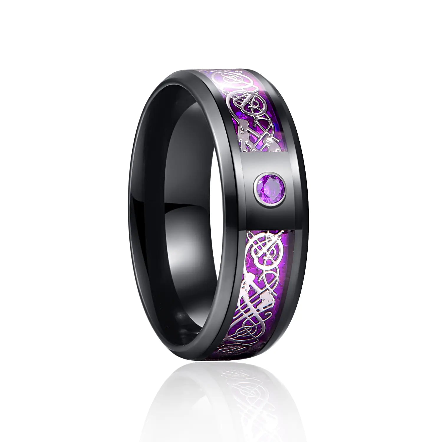 Anillo de Acero Inoxidable de Moda para Mujer