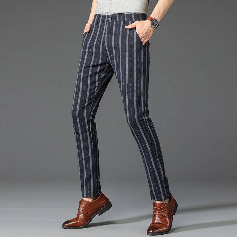 Pantalones con Rayas Verticales