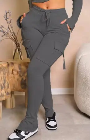 Pantalones Cargo Acampanados