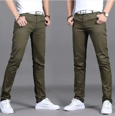 Pantalones Casuales de Algodón para Hombre