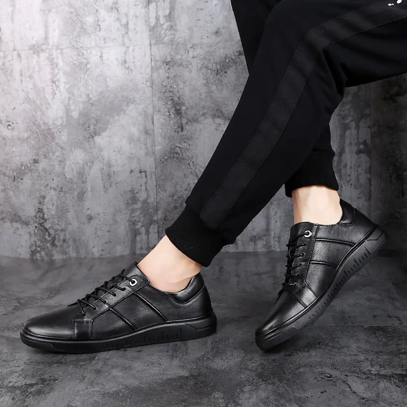 Zapatos de Cuero Transpirables y Casuales para Hombre