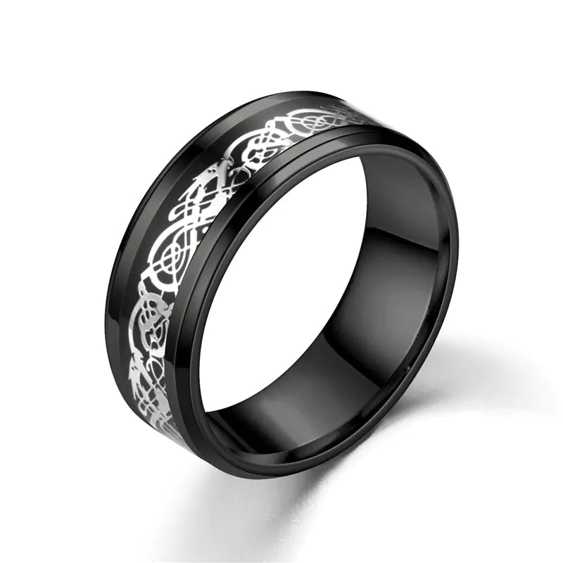 Anillo de Acero Inoxidable de Moda para Mujer