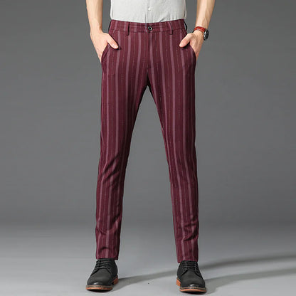 Pantalones con Rayas Verticales